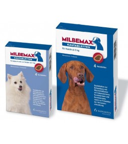 Milbemax kauwtabletten voor honden en puppy's