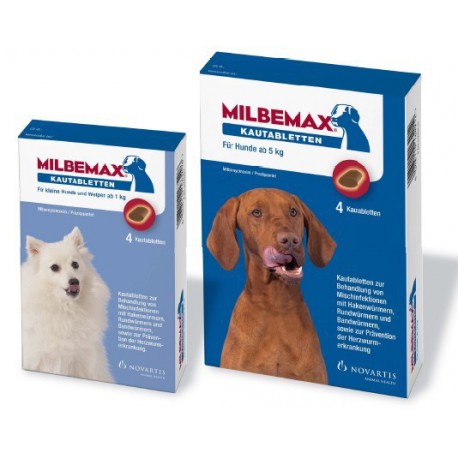 Milbemax kauwtabletten voor honden en puppy's