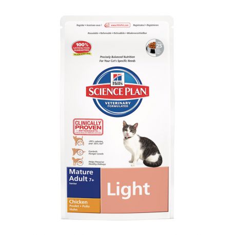 Science Plan Feline Mature Adult 7+ Light Kip