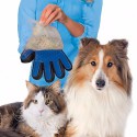Verzorgings- en borstelhandschoen voor honden en katten