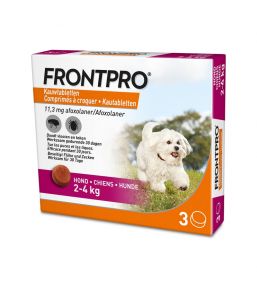 Frontpro - Kauwtabletten tegen vlooien en teken voor honden