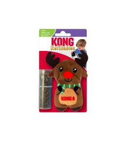 KONG rendier pluche voor kat met kattenkruid