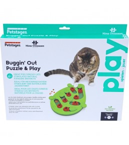 Buggin' Out Puzzle & Play - Intelligentiespel voor katten - Nina Ottosson