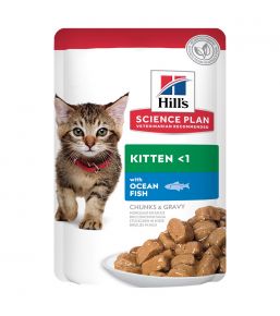 Science Plan Kitten Maaltijdzakjes met Zeevis
