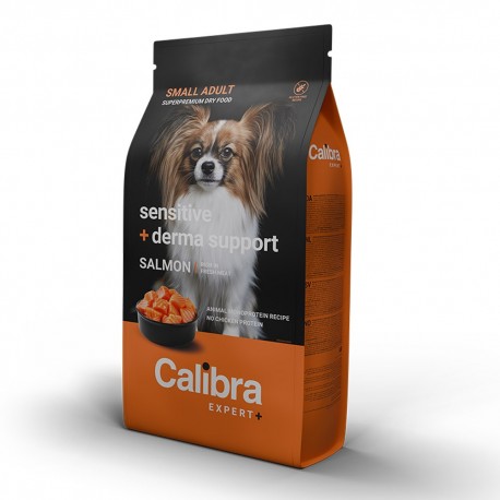 Calibra Expert+ Small Adult Sensitive + Derma Support Zalm - Hondenbrokken