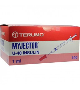 U-40 Terumo spuitjes voor insuline